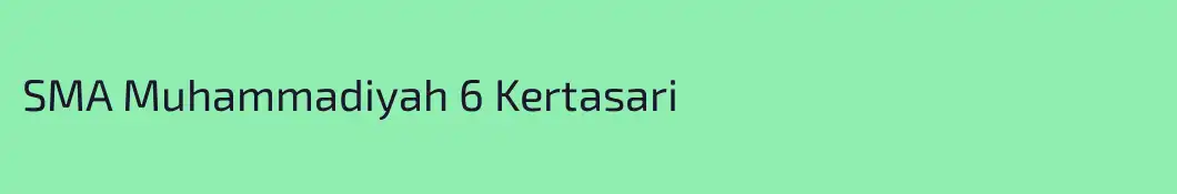 SMA Muhammadiyah 6 Kertasari